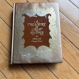A Treasury of Great Recipes Vincent Price Stated Fifth Printing 1965 Cookbook